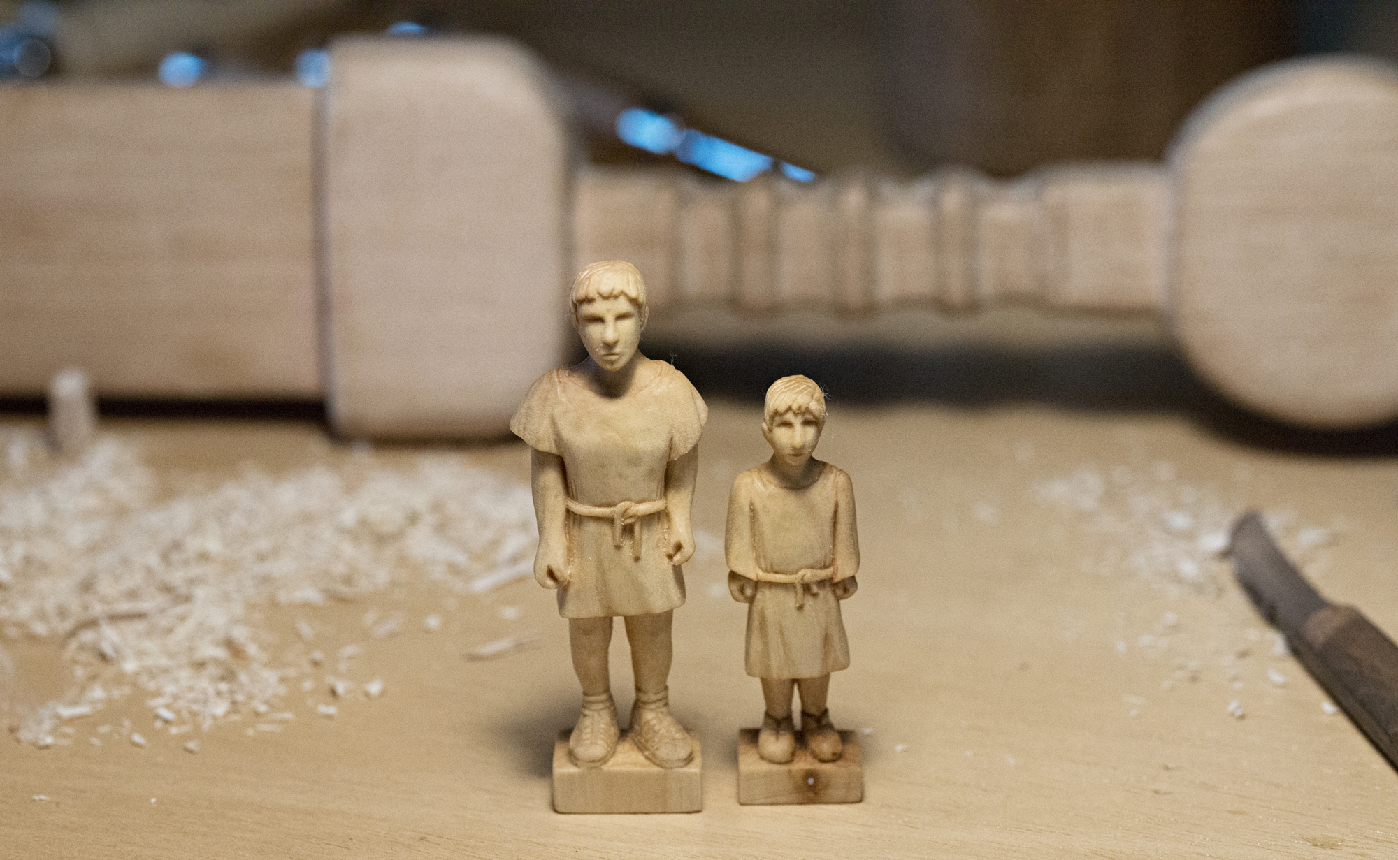 Ancient roman votive sculptures