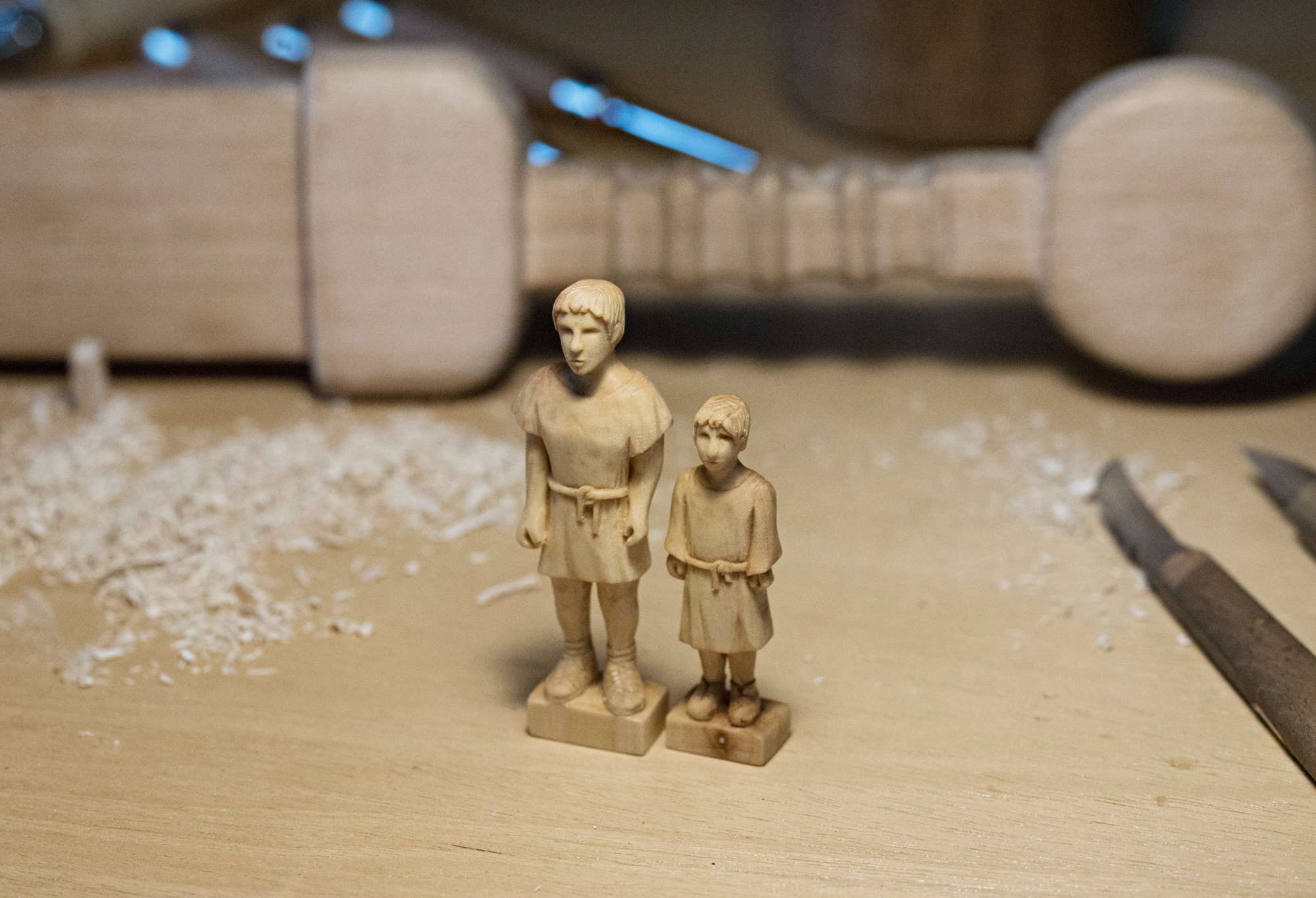 Ancient roman votive sculptures